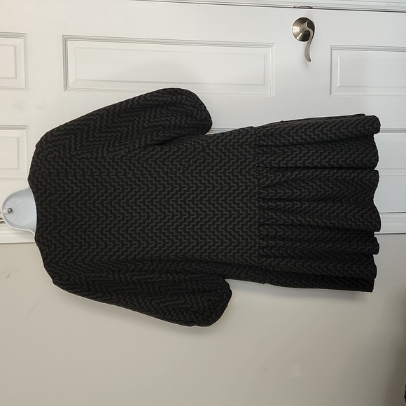 Plenty by Tracy Reese black coat with Puff sleeve - Picture 5 of 6